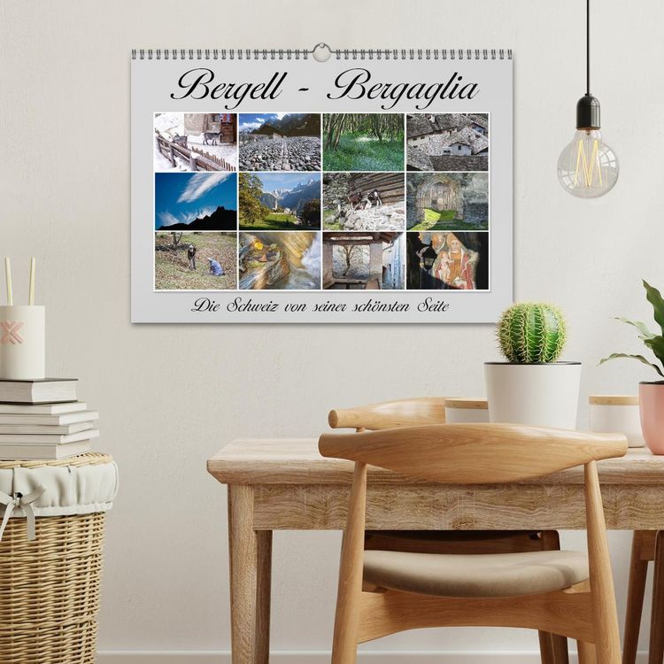 Produktbild: Bergell - Bergaglia (Wandkalender 2026 DIN A3 quer), CALVENDO Monatskalender