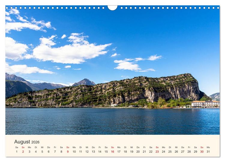 Produktbild: Wanderreise Gardasee (Wandkalender 2026 DIN A3 quer), CALVENDO Monatskalender
