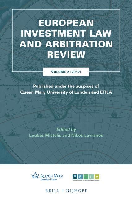Produktbild: European Investment Law and Arbitration Review