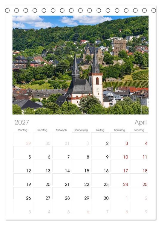 Produktbild: Tischplaner 2027 - Bingen - Idylle am Rhein (A5 Tischkalender zum Aufstellen) CALVENDO
