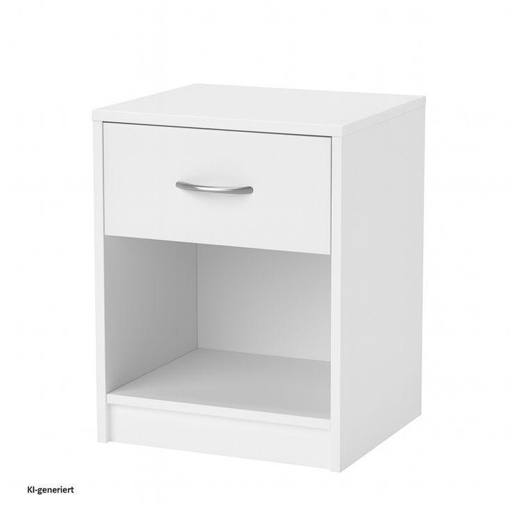 Produktbild: HTI-Living Nachtschrank mit 1 Schublade Nina Wei&szlig; Nachtschrank mit 1 Schublade Nina Wei&szlig;