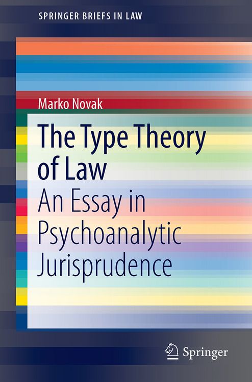 Produktbild: The Type Theory of Law