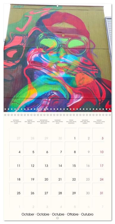 Produktbild: Street art - Walls of Imagination (Wall Calendar 2027 12 &times; 12 Inch) CALVENDO 12 Month Wall Calendar