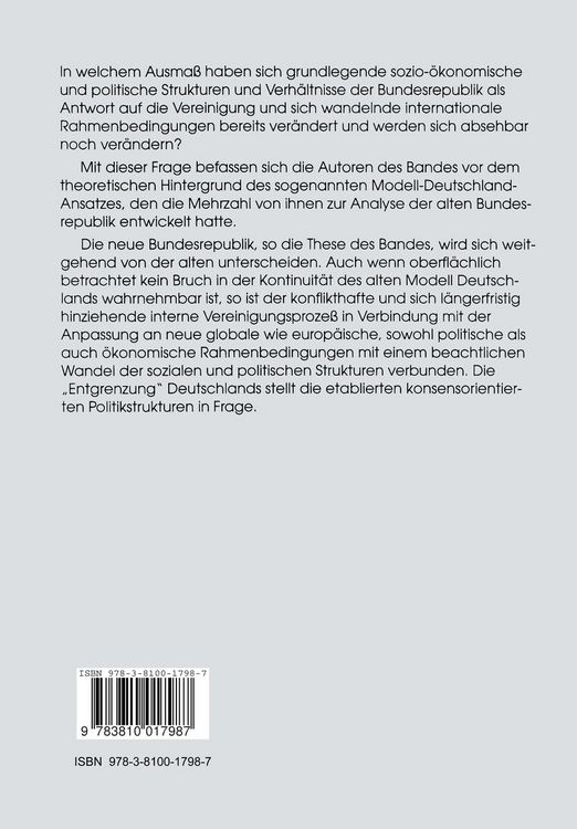 Produktbild: Deutschland nach der Wende