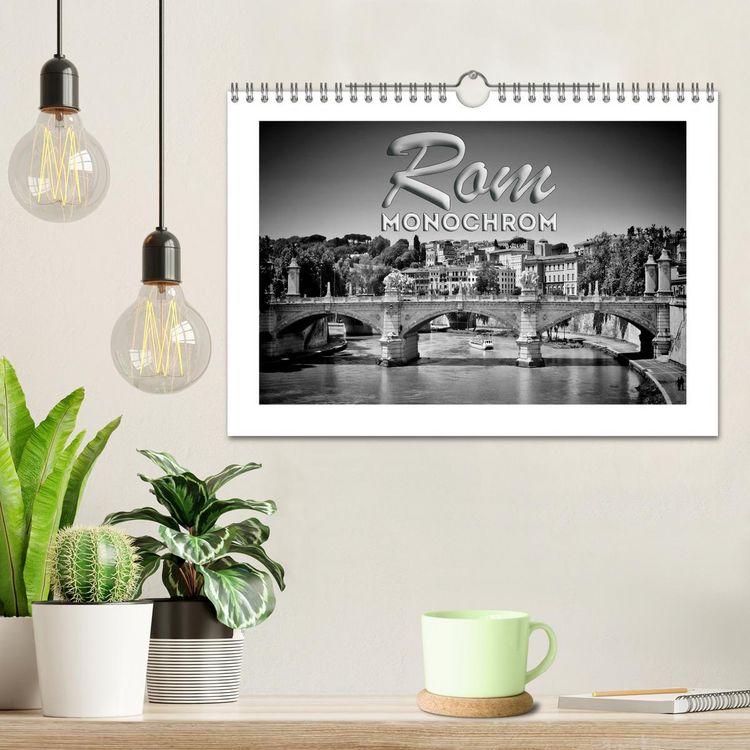 Produktbild: ROM Monochrom (Wandkalender 2026 DIN A4 quer), CALVENDO Monatskalender