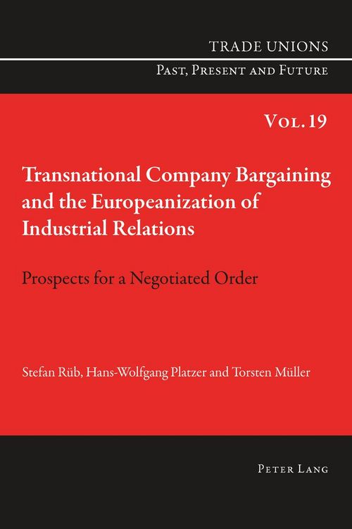 Produktbild: Transnational Company Bargaining and the Europeanization of Industrial Relations