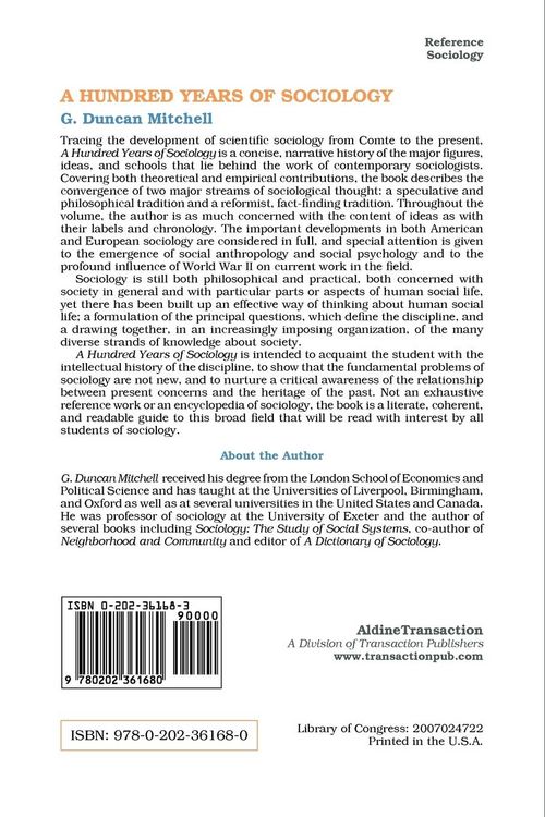 Produktbild: A Hundred Years of Sociology
