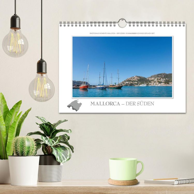 Produktbild: Emotionale Momente: Mallorca - der S&uuml;den. (Wandkalender 2026 DIN A4 quer), CALVENDO Monatskalender
