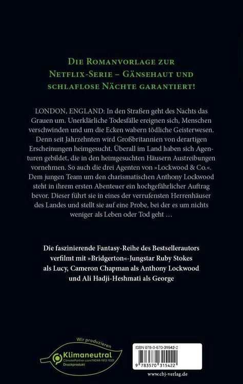 Produktbild: Lockwood & Co. - Die Seufzende Wendeltreppe - Der Roman zur Serie