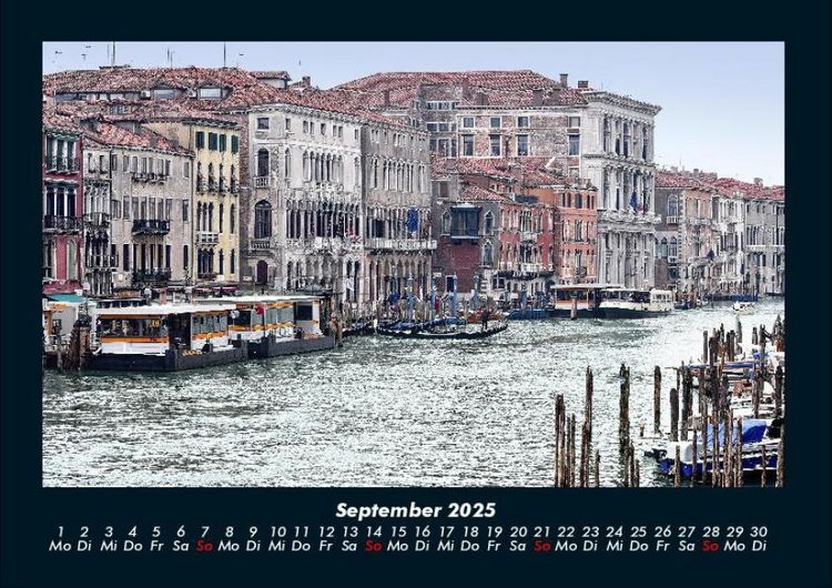 Produktbild: Venedig 2025 Fotokalender DIN A4