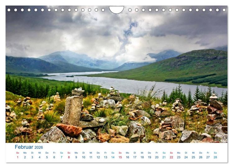Produktbild: Schottlands S&uuml;den 2026. Impressionen zwischen Edinburgh, Loch Ness und Isle of Skye (Wandkalender 2026 DIN A4 quer), CALVENDO Monatskalender
