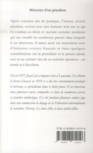 Produktbild: M&eacute;moire d'un p&eacute;naliste