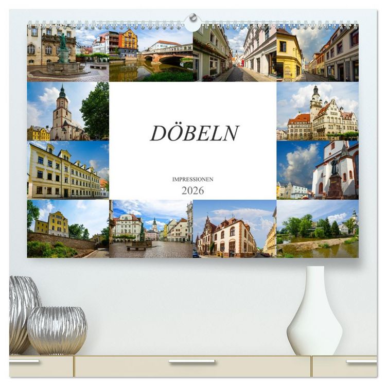 Produktbild: D&ouml;beln Impressionen (hochwertiger Premium Wandkalender 2026 DIN A2 quer), Kunstdruck in Hochglanz
