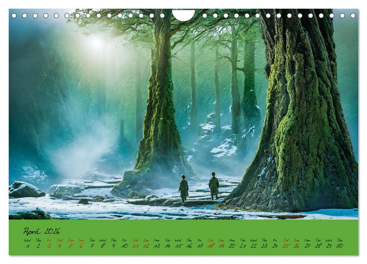 Produktbild: A strange forest In the lonely undergrowth (Wall Calendar 2026 DIN A4 landscape), CALVENDO 12 Month Wall Calendar