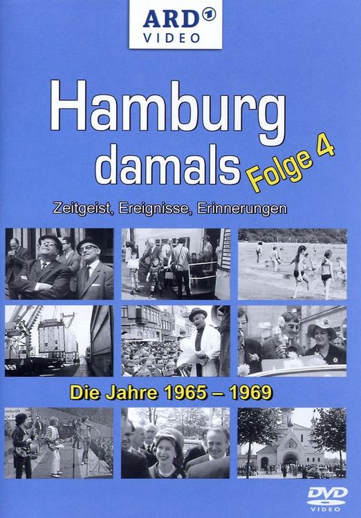 Produktbild: Hamburg damals: Zeitgeist, Ereignisse, Erinnerungen, 1 DVD. Folge.4