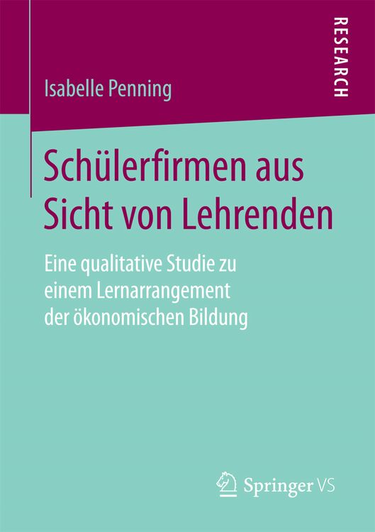 Produktbild: Sch&uuml;lerfirmen aus Sicht von Lehrenden