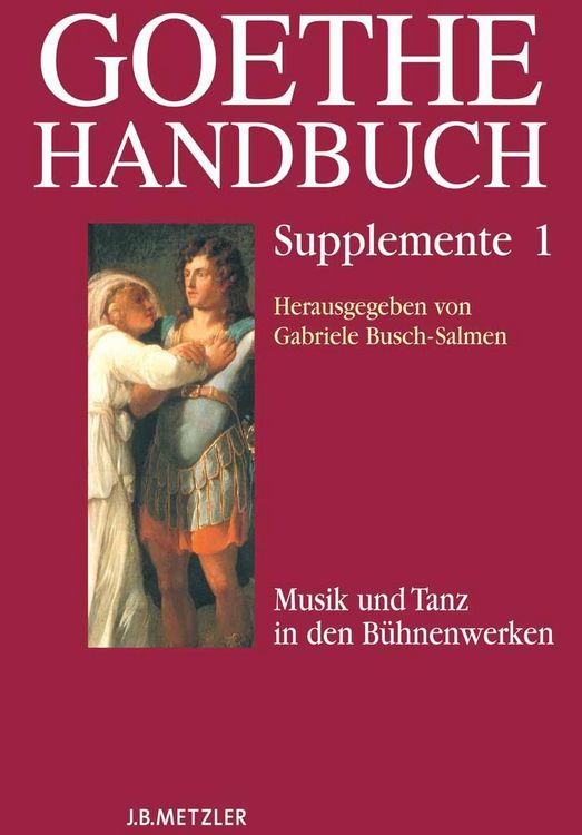 Produktbild: Goethe-Handbuch Supplemente