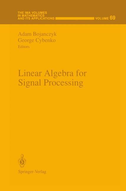 Produktbild: Linear Algebra for Signal Processing