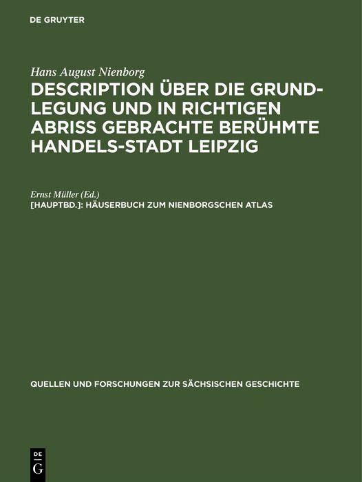 Produktbild: H&auml;userbuch zum Nienborgschen Atlas