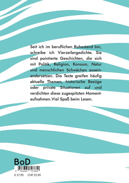 Produktbild: Vier Zeilen mit Ironie