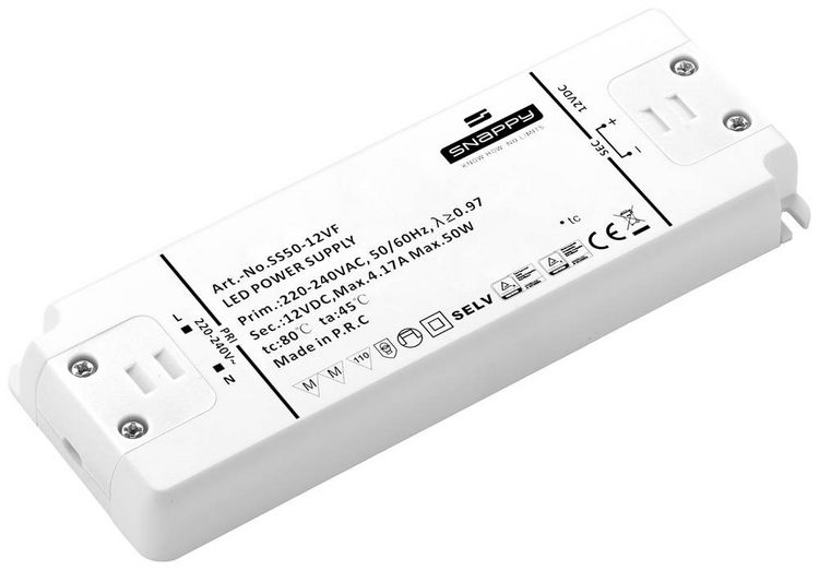 Produktbild: Dehner Elektronik LED-Trafo, LED-Treiber Konstantspannung 50 W 4.16 A 12 V/DC &Uuml;berlastschutz, &Uuml;berspannung, nicht dimmbar 1 St.