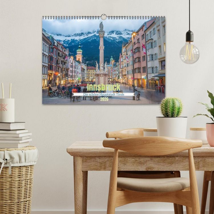 Produktbild: Innsbruck - Die sch&ouml;ne Hauptstadt Tirols (Wandkalender 2026 DIN A3 quer), CALVENDO Monatskalender