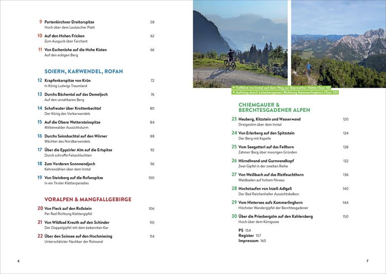 Produktbild: Bike & Hike in den bayerischen Alpen