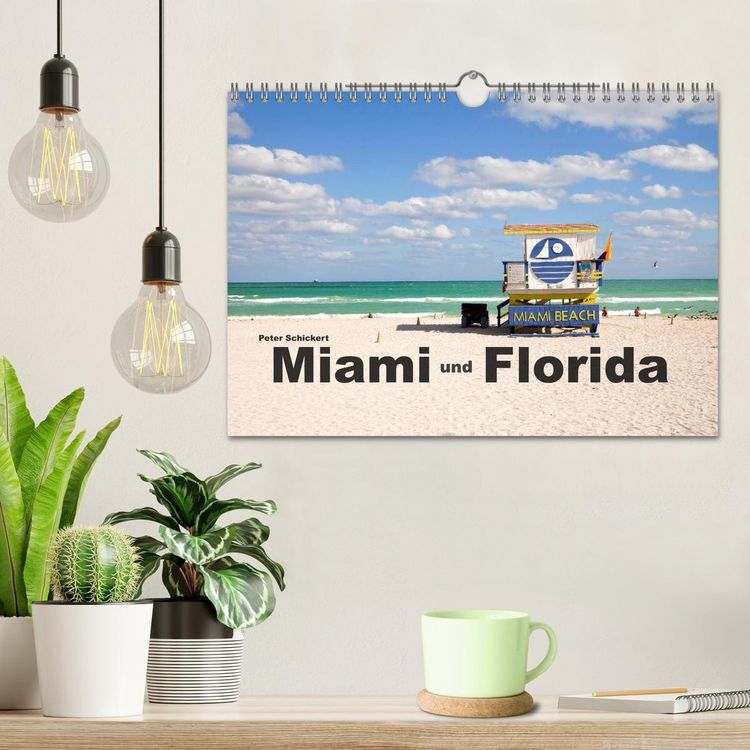 Produktbild: Miami und Florida (Wandkalender 2026 DIN A4 quer), CALVENDO Monatskalender