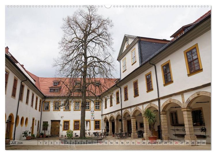 Produktbild: Wunderbares Th&uuml;ringen - Schl&ouml;sschen (hochwertiger Premium Wandkalender 2026 DIN A2 quer), Kunstdruck in Hochglanz