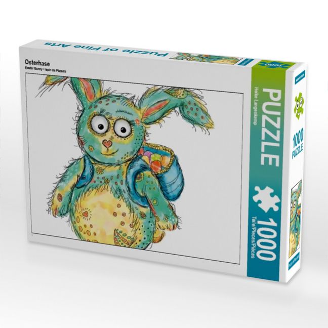 Produktbild: CALVENDO Puzzle Osterhase 1000 Teile Puzzle quer | 1000 Teile Lege-Gr&ouml;&szlig;e 64 &times; 48 cm Foto-Puzzle f&uuml;r gl&uuml;ckliche Stunden