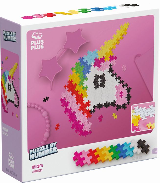 Plus-Plus BOKS Windmühle Konstruktionsspiel – 220 Weiße Bausteine, Inkl. Grundplatte, Fördert Kreativität & Feinmotorik, Schadstofffrei, Made In Dänemark