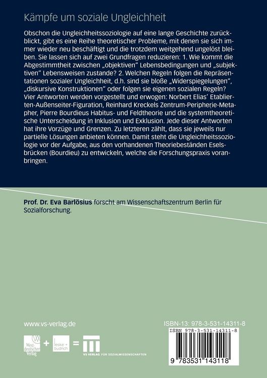 Produktbild: K&auml;mpfe um soziale Ungleichheit