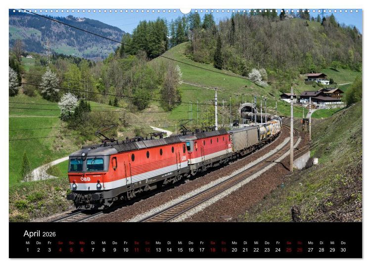 Produktbild: Die Bahn im Salzburgerland (Wandkalender 2026 DIN A2 quer), CALVENDO Monatskalender