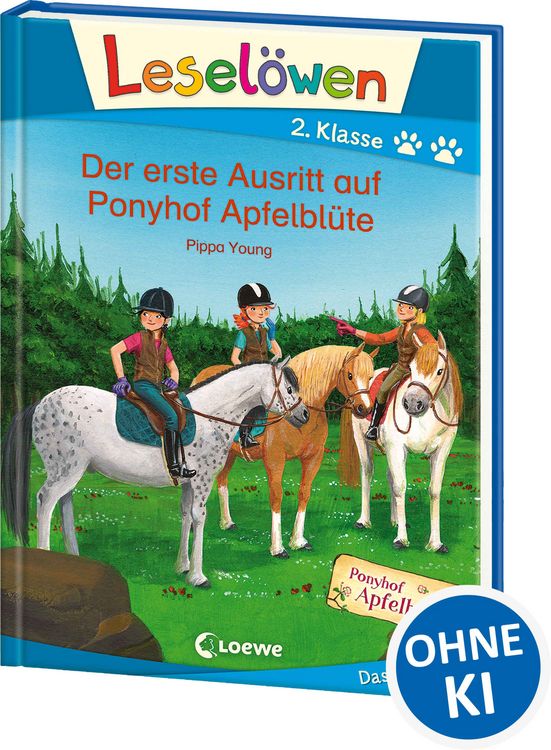 Produktbild: Lesel&ouml;wen 2. Klasse - Der erste Ausritt auf Ponyhof Apfelbl&uuml;te