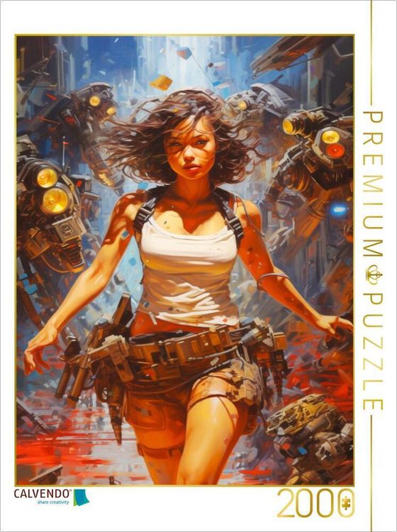 Produktbild: CALVENDO Puzzle Elegante Weltraumprinzessin | 2000 Teile Lege-Gr&ouml;&szlig;e 90x67cm Foto-Puzzle f&uuml;r gl&uuml;ckliche Stunden