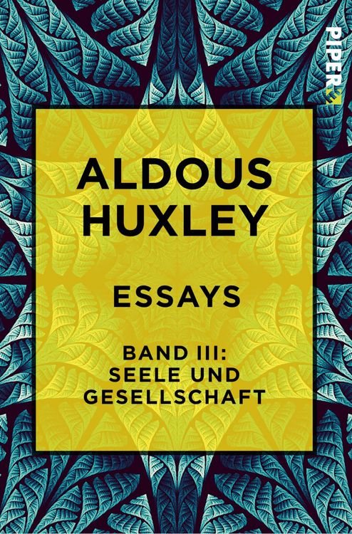 Produktbild: Essays &ndash; Band III: Seele und Gesellschaft