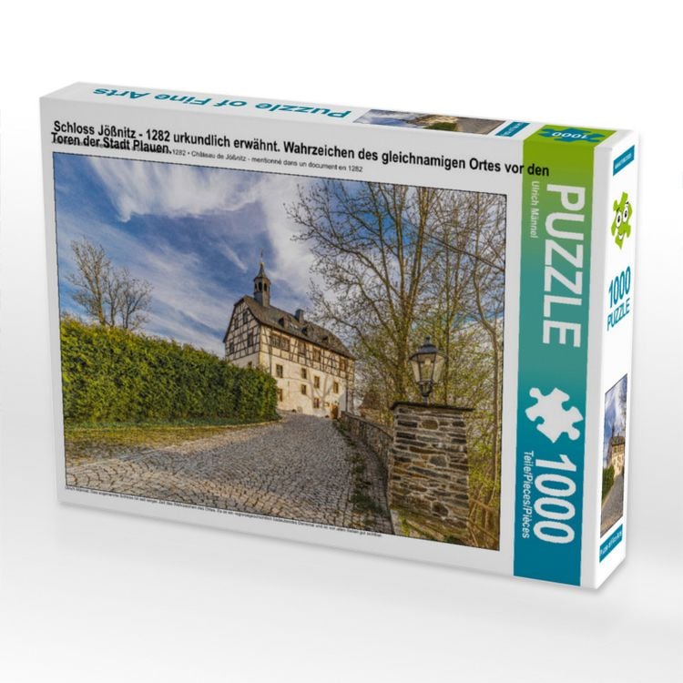 Produktbild: CALVENDO Puzzle Schloss J&ouml;&szlig;nitz - 1282 urkundlich erw&auml;hnt | 1000 Teile Lege-Gr&ouml;&szlig;e 64x48cm Foto-Puzzle f&uuml;r gl&uuml;ckliche Stunden