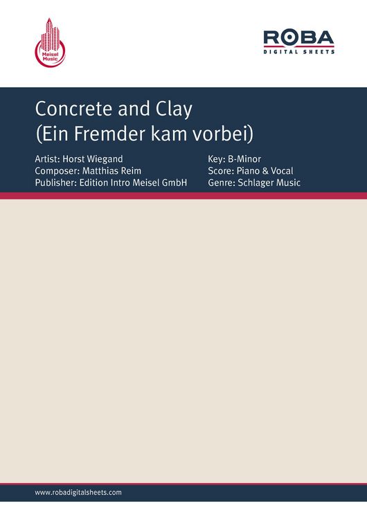 Produktbild: Concrete and Clay (Ein Fremder kam vorbei)