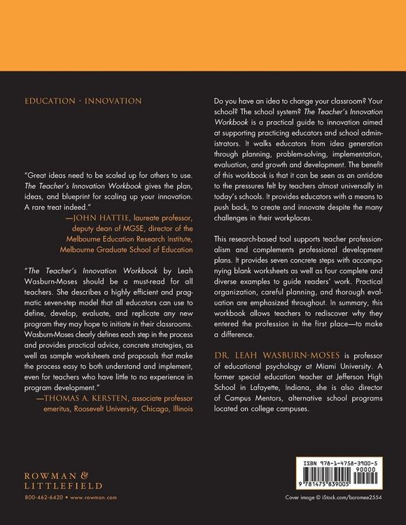 Produktbild: Teacher's Innovation Workbook