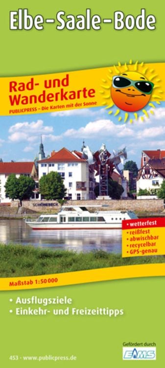 Produktbild: Rad- und Wanderkarte Elbe - Saale - Bode