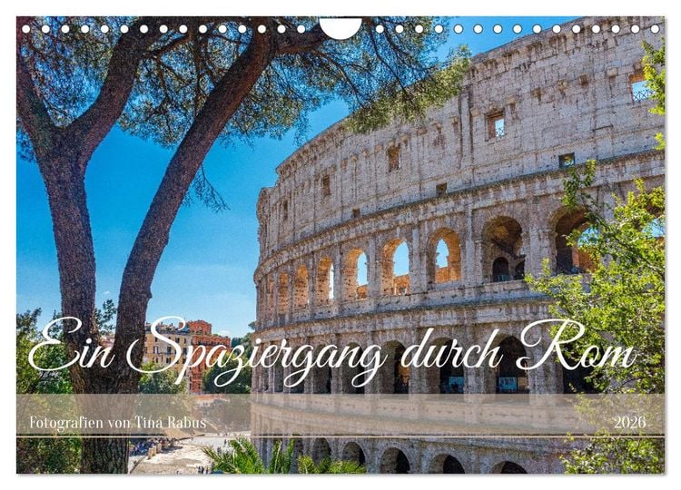Produktbild: Ein Spaziergang durch Rom (Wandkalender 2026 DIN A4 quer), CALVENDO Monatskalender