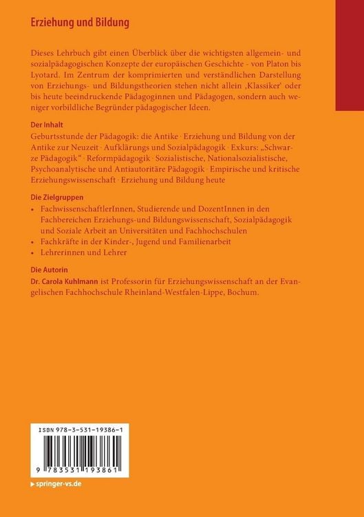 Erziehung und Bildung