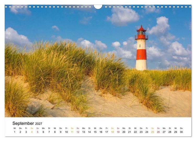 Produktbild: Sylt - Meine Trauminsel (Wandkalender 2027 DIN A3 quer), CALVENDO Monatskalender