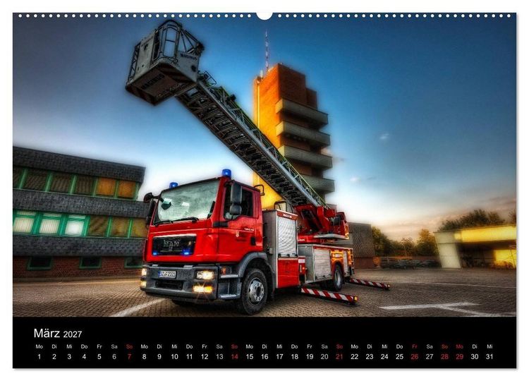 Produktbild: Berufsfeuerwehr Salzgitter (hochwertiger Premium Wandkalender 2027 DIN A2 quer), Kunstdruck in Hochglanz