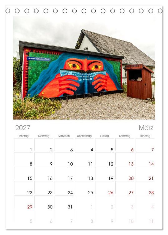 Produktbild: Tischplaner 2027 - W&auml;nde sprechen B&auml;nde (A5 Tischkalender zum Aufstellen) CALVENDO