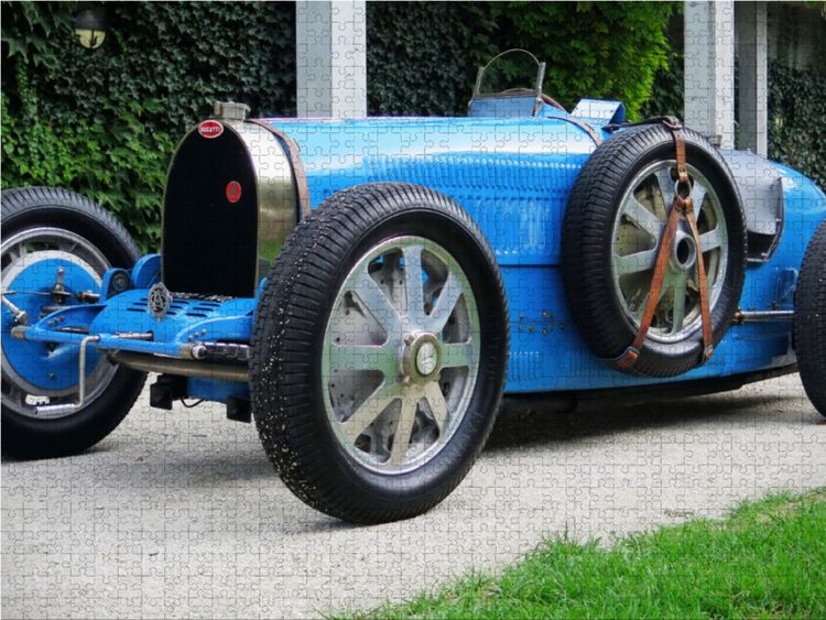 Produktbild: CALVENDO Puzzle Bugatti 51 - Sieger Monte Carlo 1933 | 1000 Teile Lege-Gr&ouml;&szlig;e 64x48cm Foto-Puzzle f&uuml;r gl&uuml;ckliche Stunden