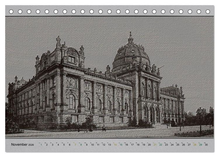 Produktbild: Hannover, alte Aufnahmen neu interpretiert. (Tischkalender 2026 DIN A5 quer), CALVENDO Monatskalender