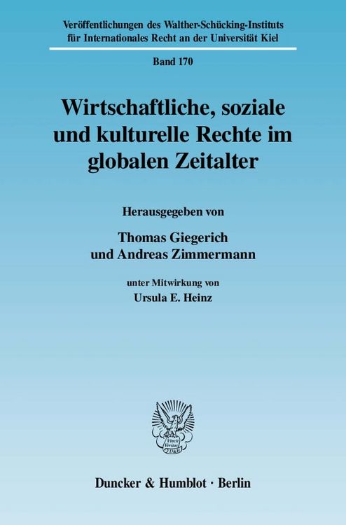 Produktbild: Wirtschaftliche, soziale und kulturelle Rechte im globalen Zeitalter.