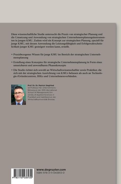 Produktbild: Strategische Unternehmensplanung in jungen KMU
