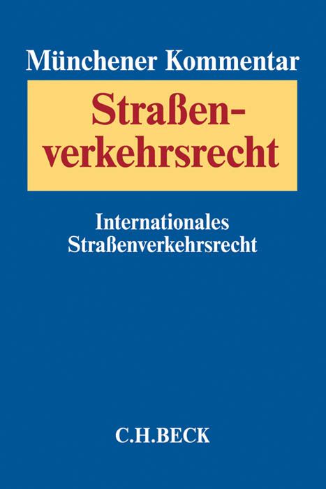 Produktbild: M&uuml;nchener Kommentar zum Stra&szlig;enverkehrsrecht Band 3: Internationales Stra&szlig;enverkehrsrecht
